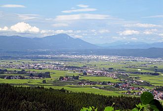 峠から美里町全貌